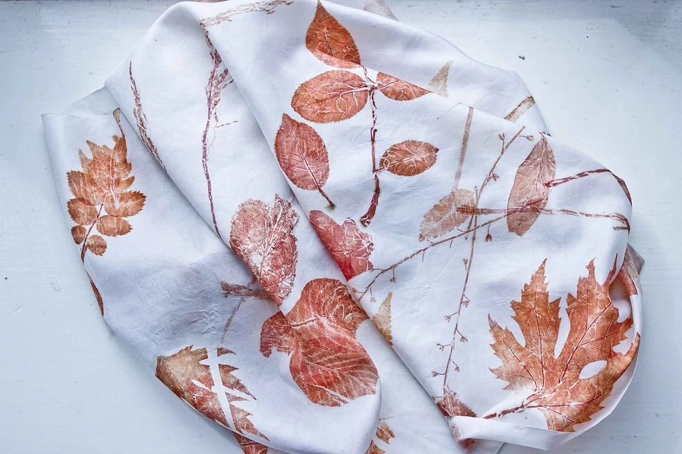 Ecoprint sur textile