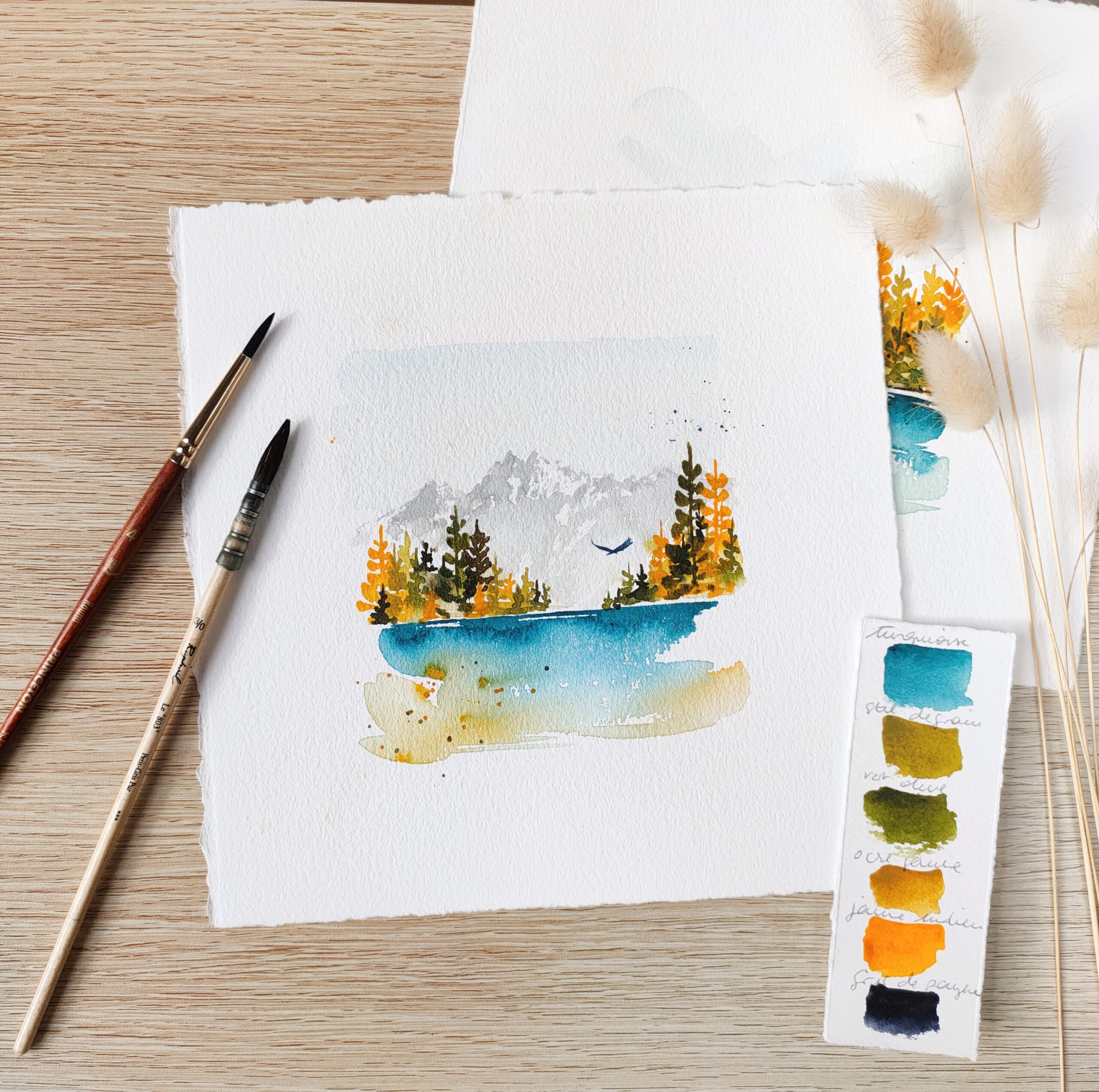 Aquarelle : les bases