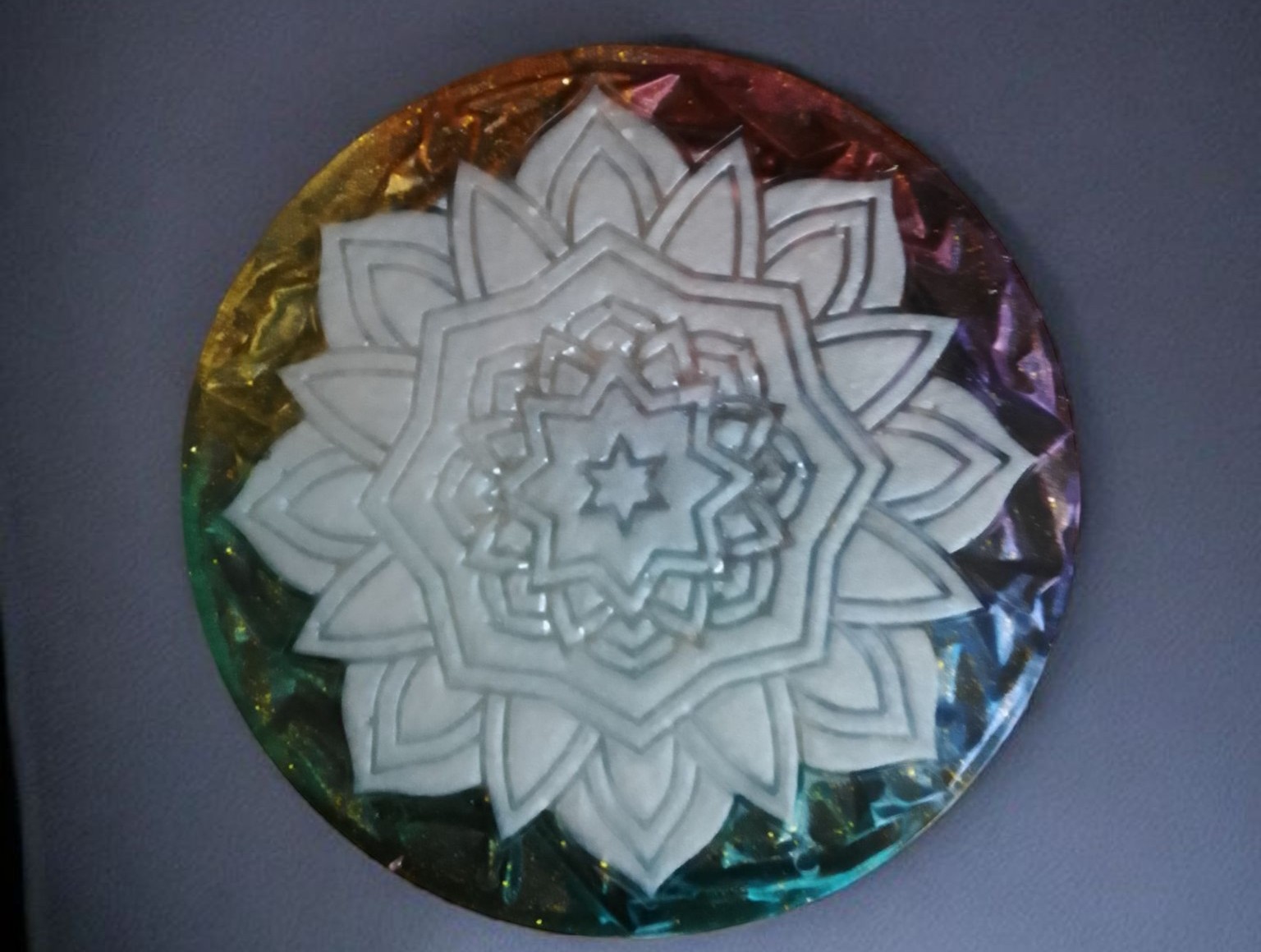 Mon Mandala en résine