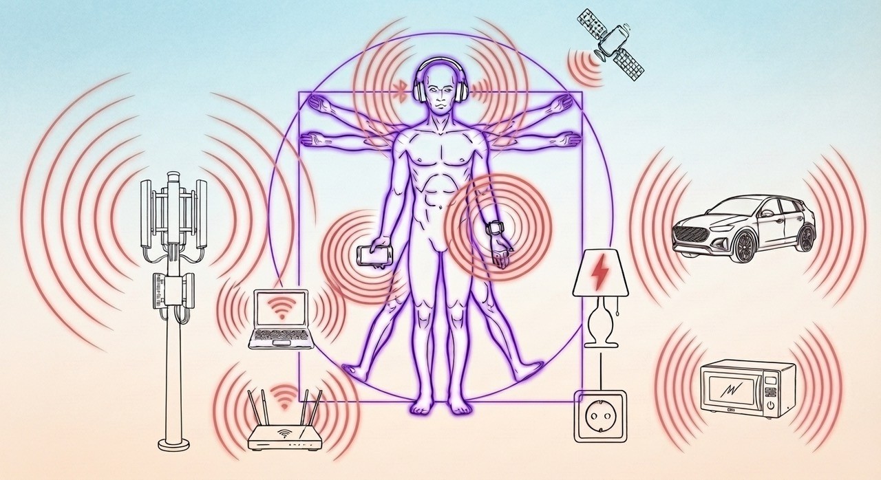 Antenne vivante : notre corps face à la pollution électromagnétique invisible