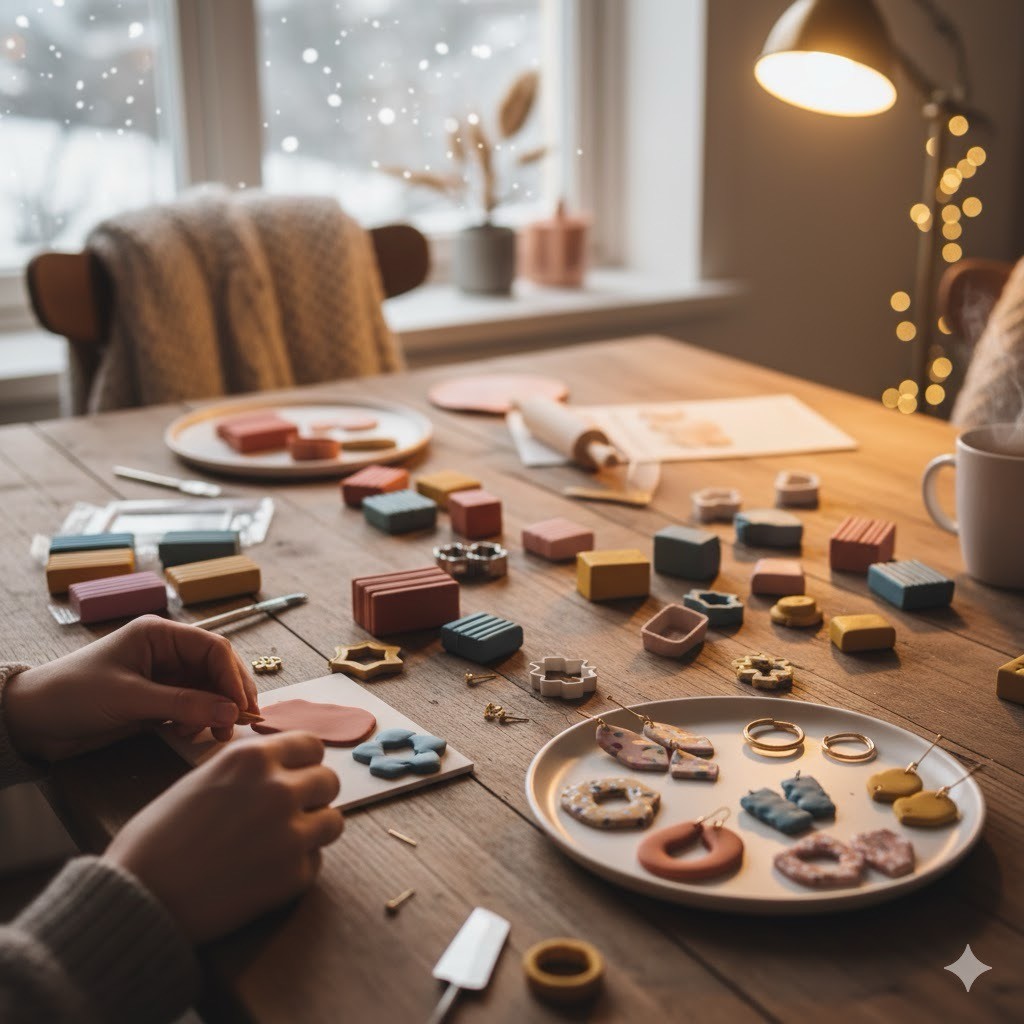 Bijoux en Fimo : boucles d'oreilles et bien plus