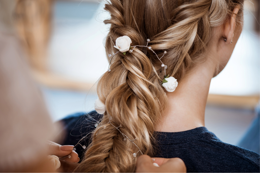Coiffure de fête pour ma fille