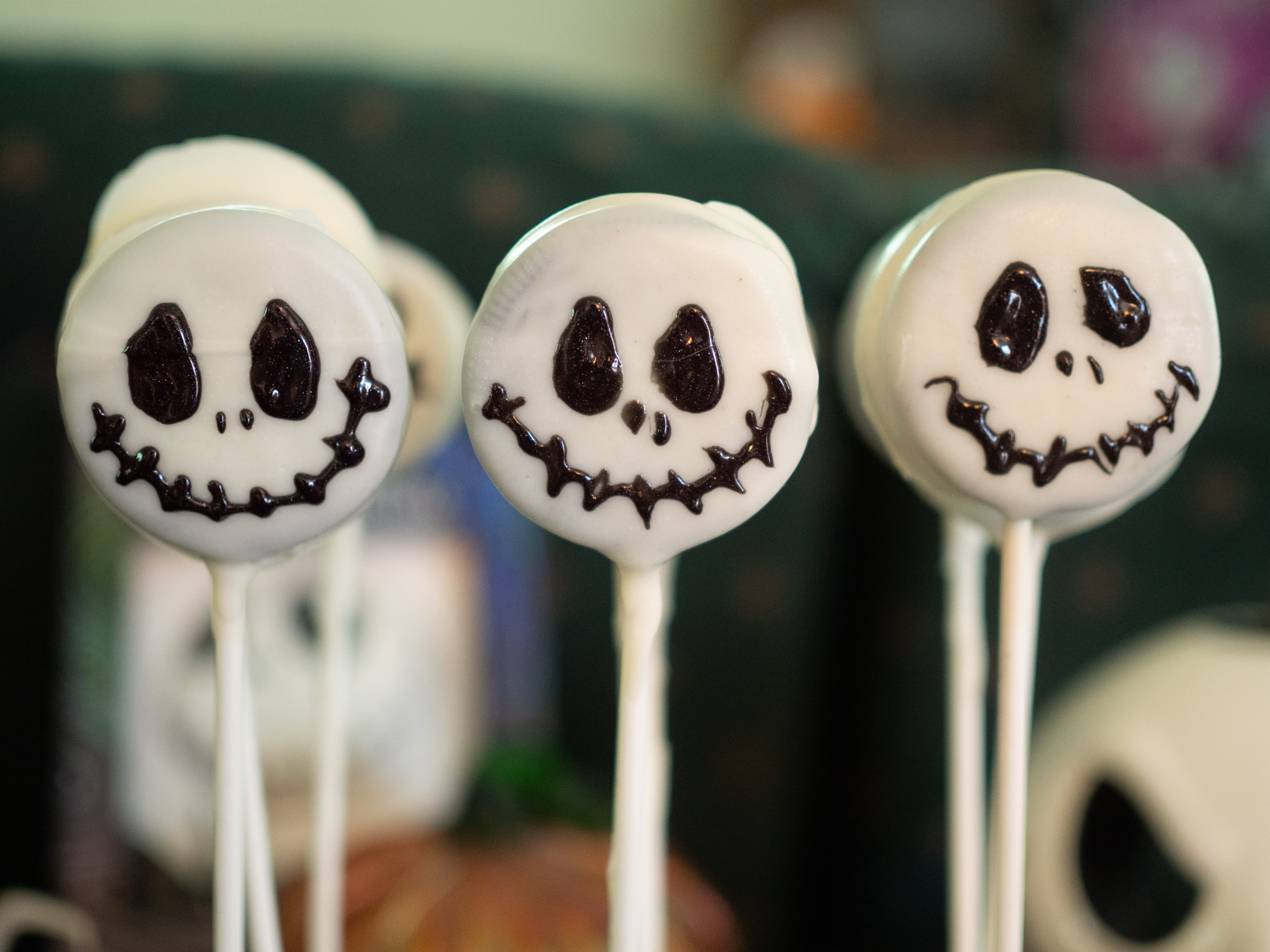 Pâtisserie : Décoration de muffins-sucettes d'Halloween