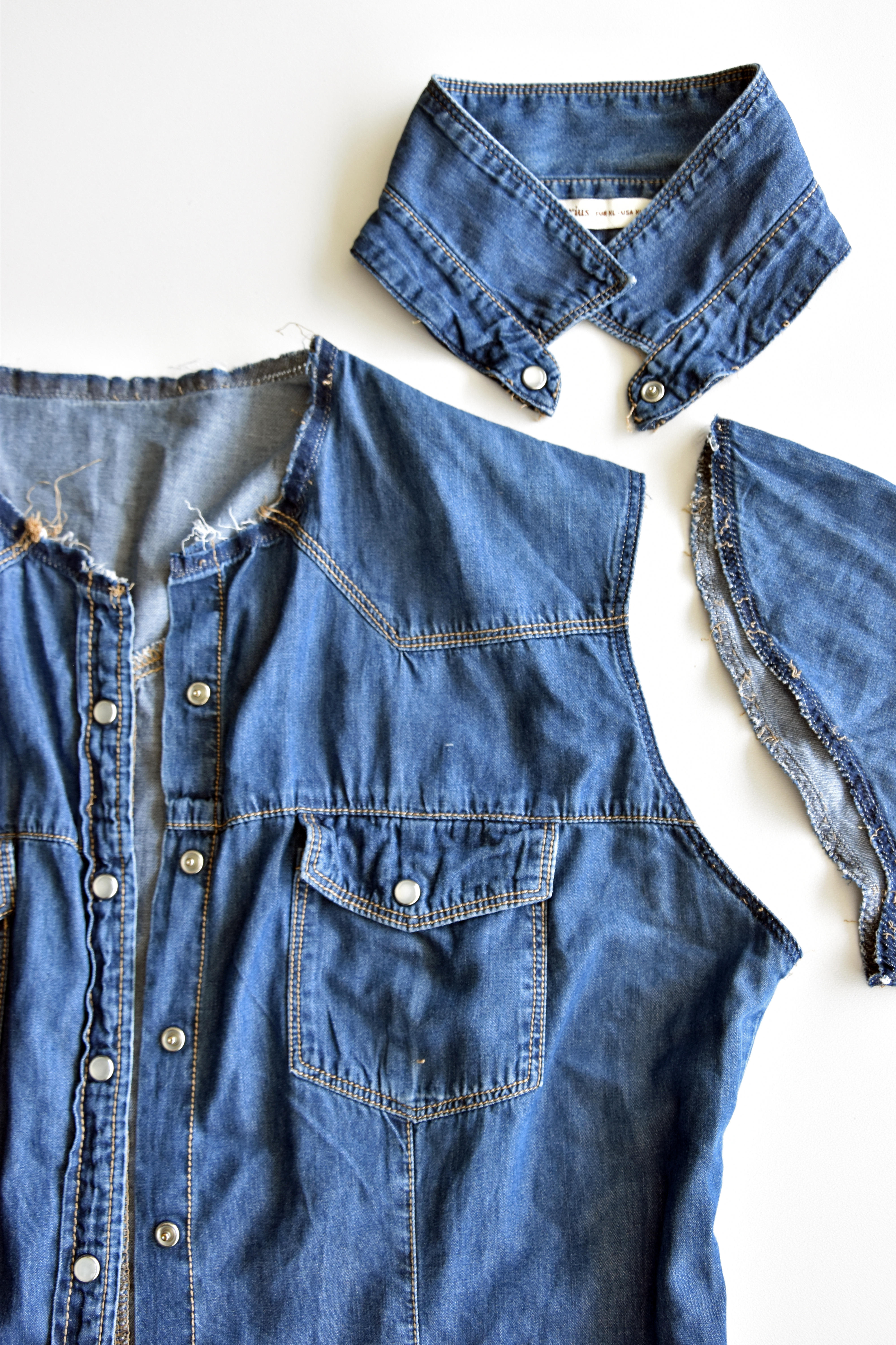 Couture et upcycling : transformer une simple chemise en une blouse élégante