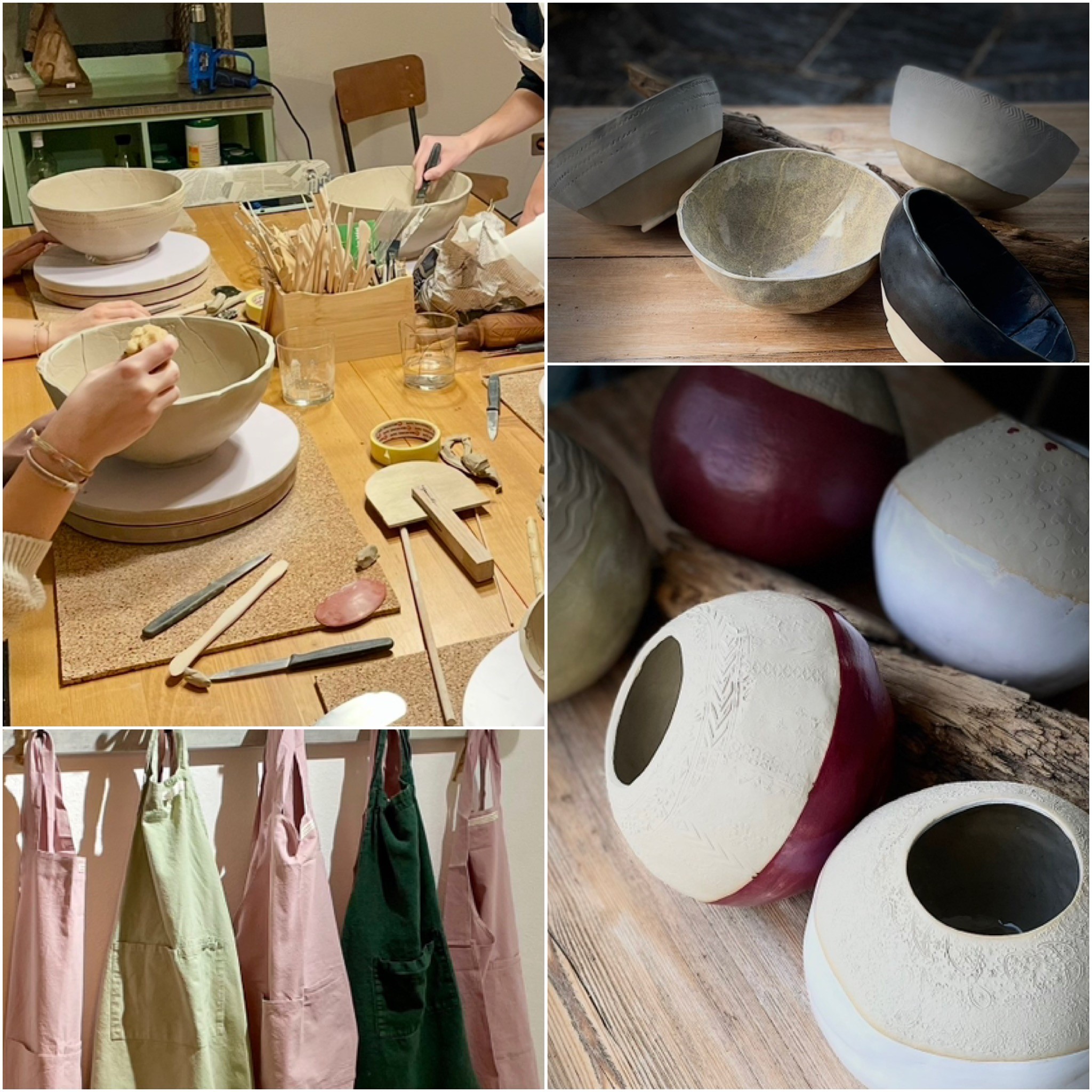 Poterie par le modelage de la terre : initiation