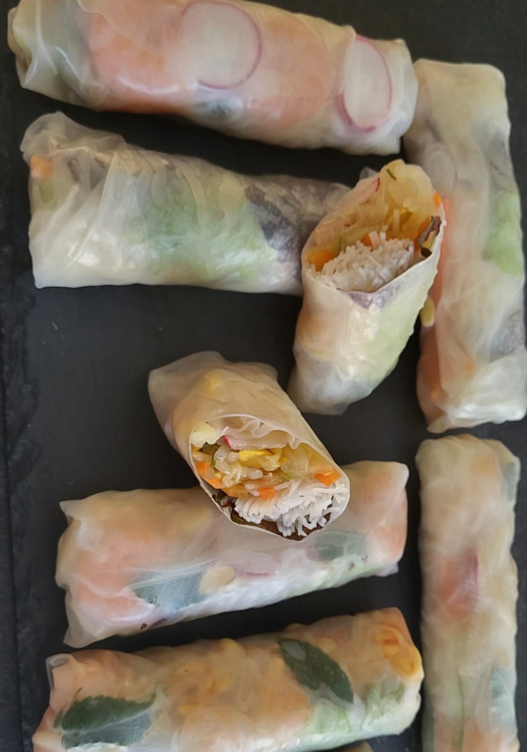 Gyozas et rouleaux de printemps
