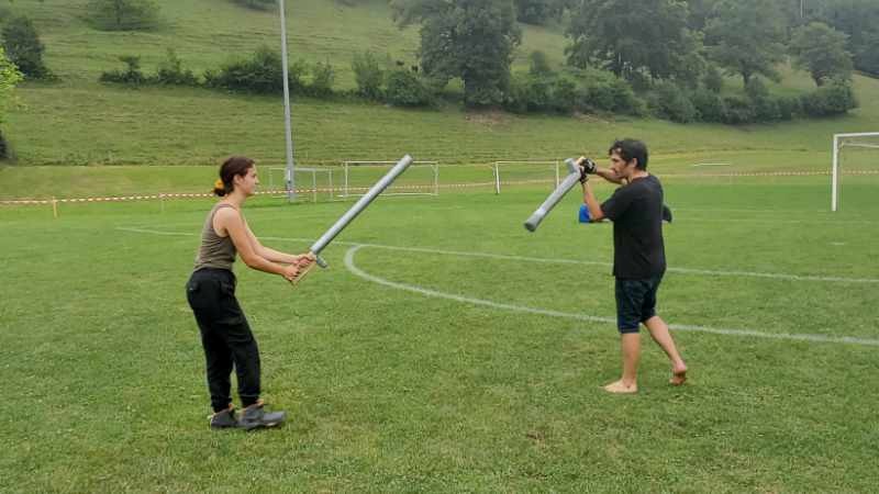 Combat à l'épée : initiation