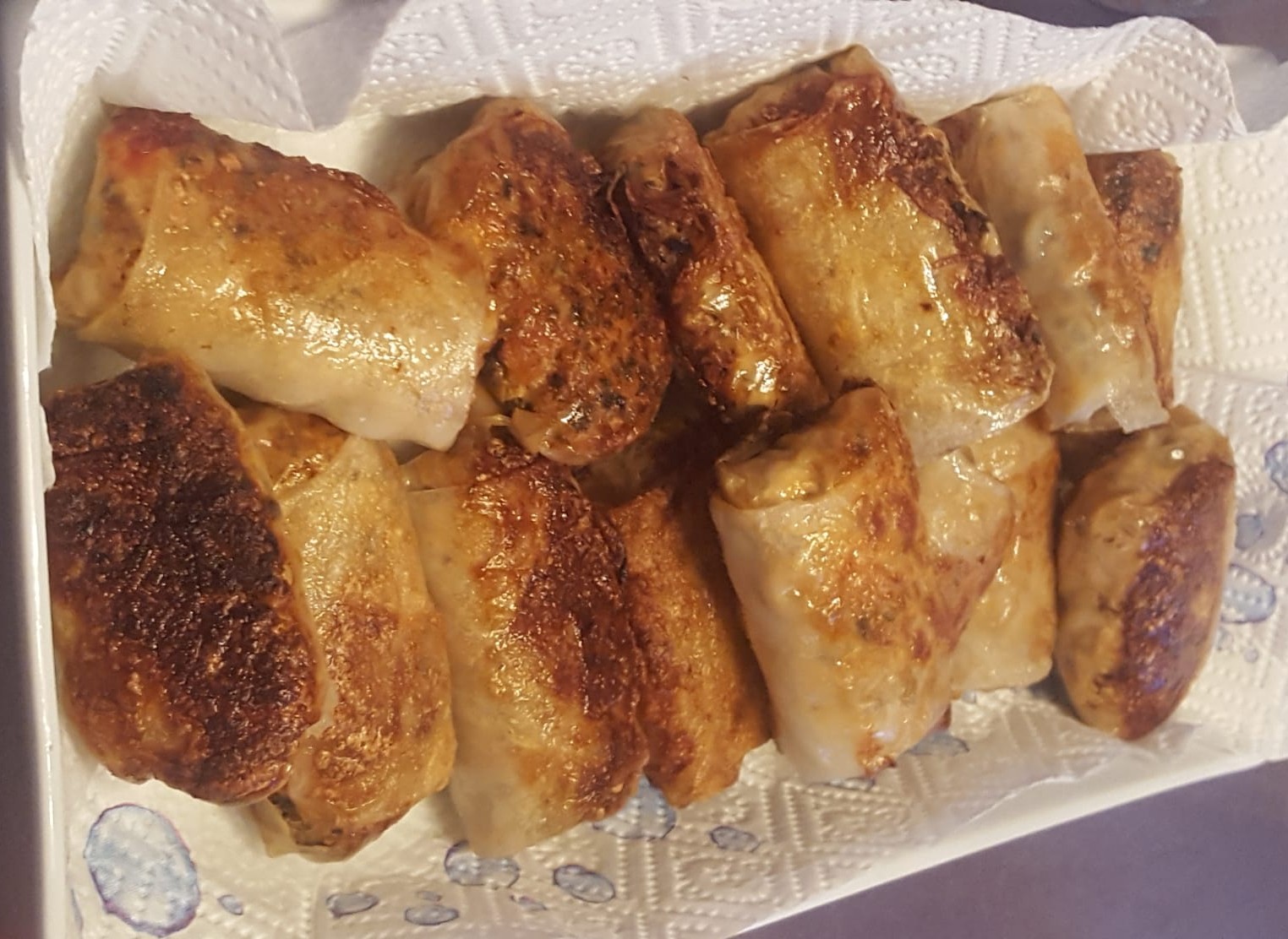 Nems au porc et oeuf mariné coréen