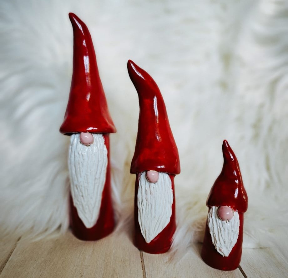 Céramique : décoration d'automne et de Noël