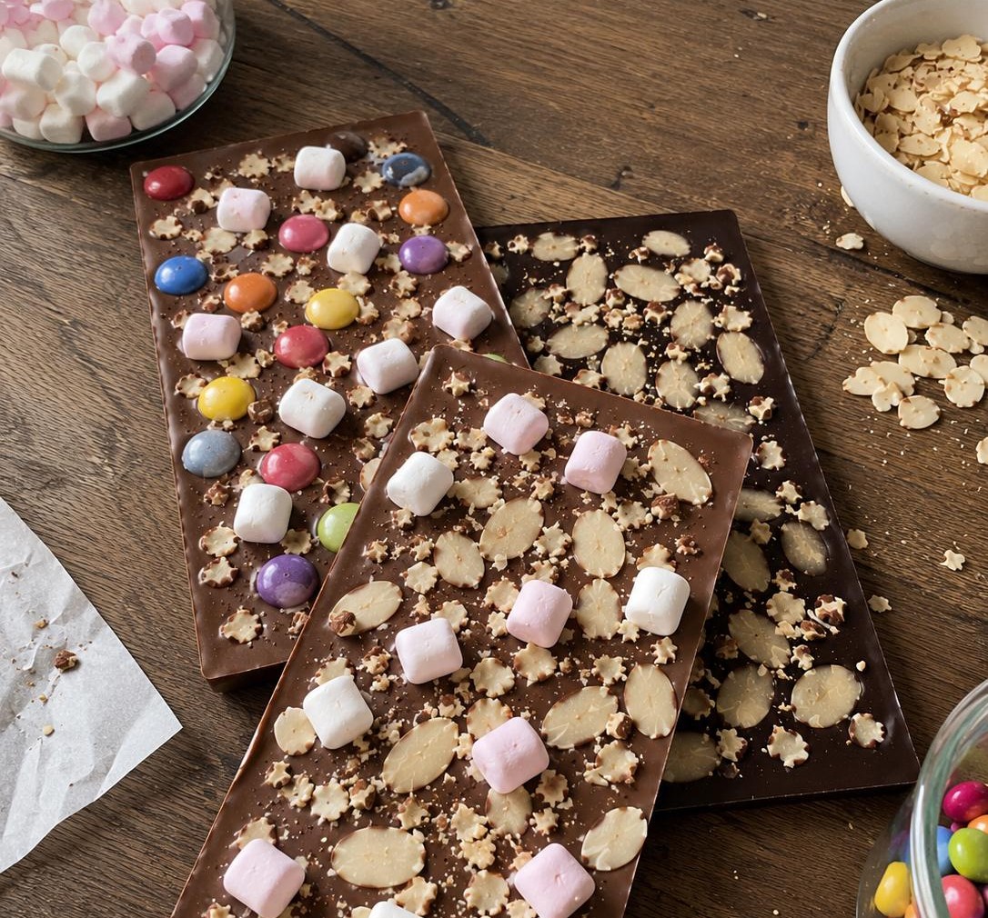 Atelier chocolat parent-enfant : création de plaques de chocolat